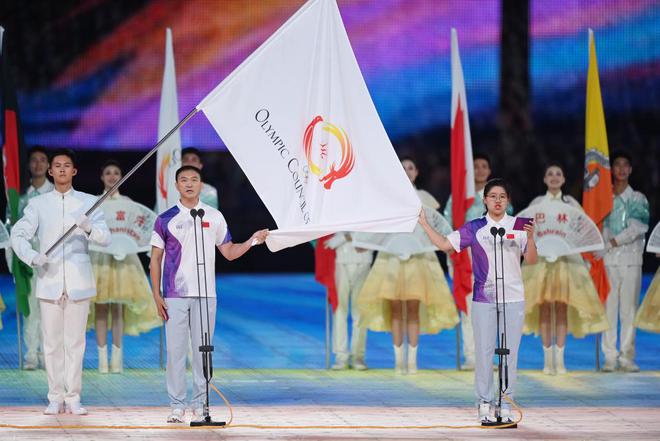 浙江杭州：第19届亚洲运动会开幕式高清图片集锦（组图四）(图2)
